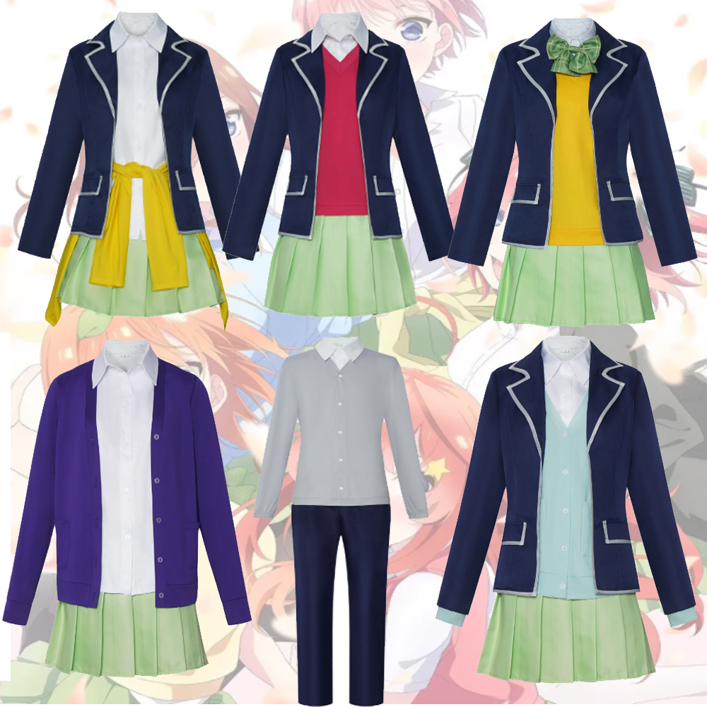 Quintuplets Anime Cosplay - Anime Nakano Ichika Cosplay Costume The