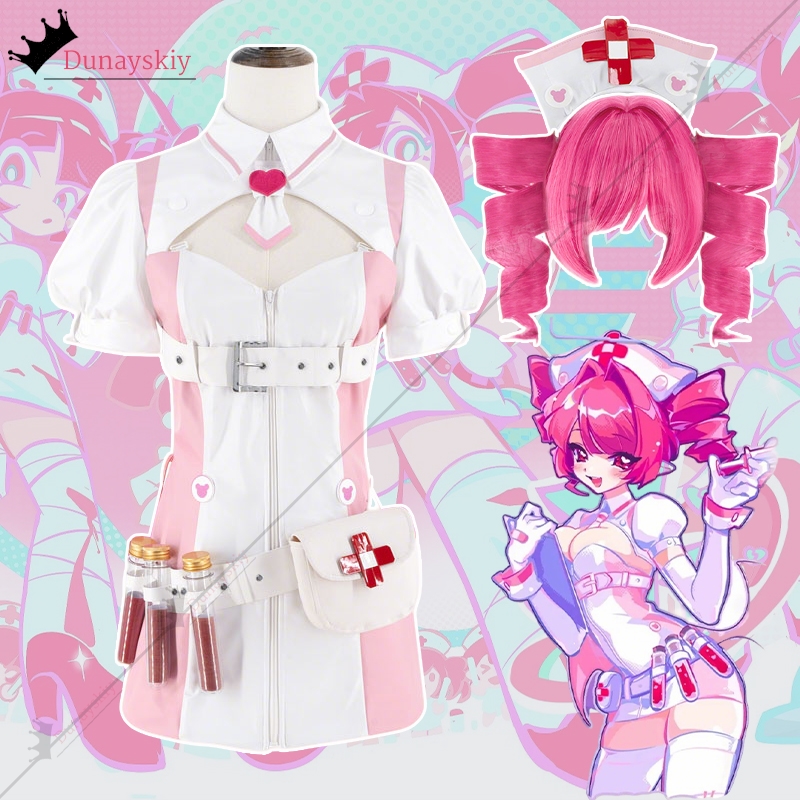 Anime Cosplay Nurse - Buro Cosplay Costume Virtual Idol Cosplay