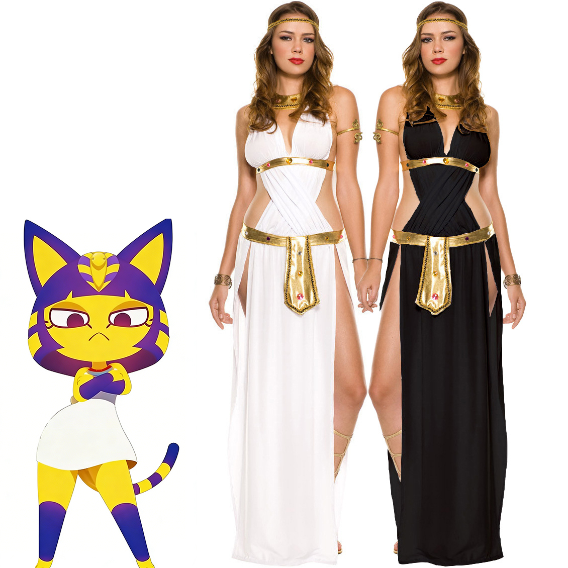 Egypt Cosplay Anime - Ancient Egyptian Queen Inspired Ankha Cosplay