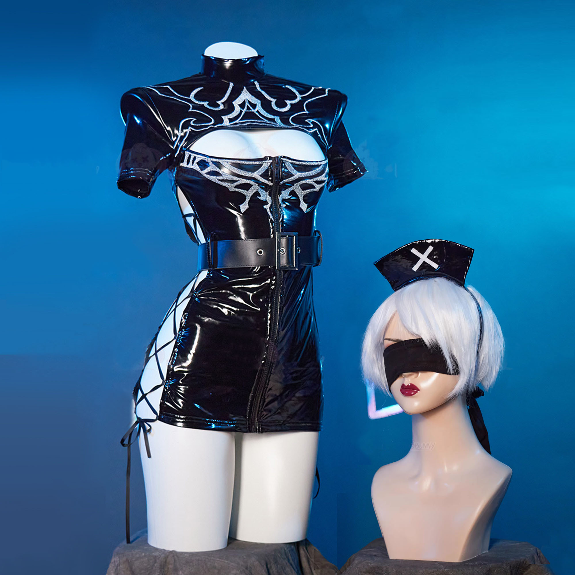 NieR:Automata 2B Cosplay Costu - Anime Cosplay Nurse reseña y precio