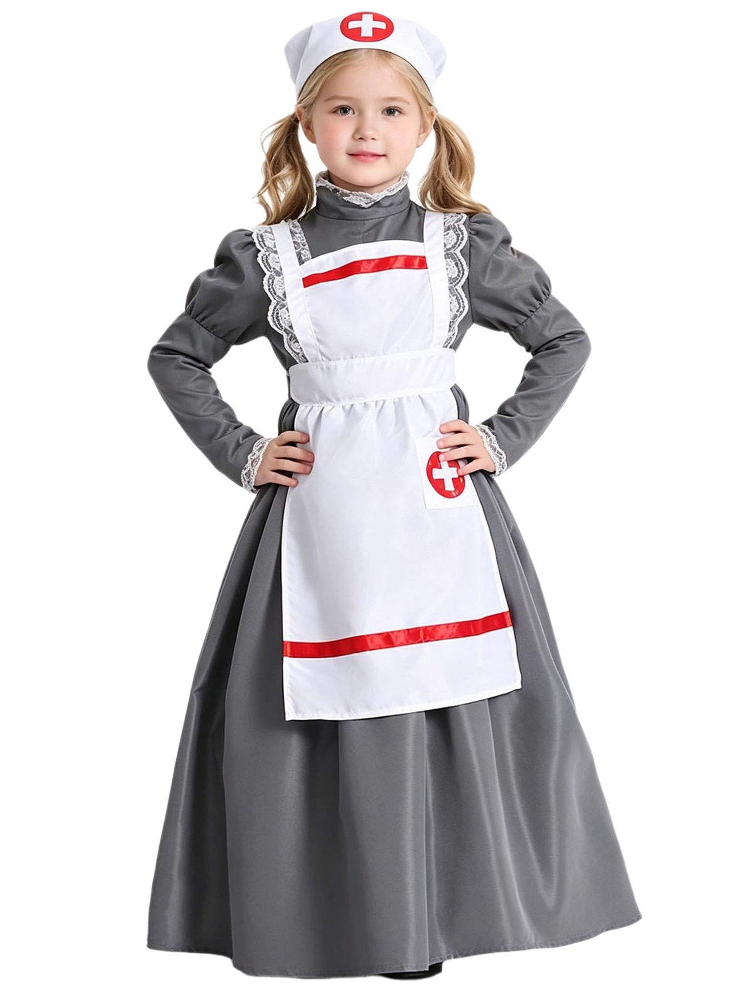 Kids Girls Nurse Maid Fancy Dr - Anime Cosplay Nurse reseña y precio