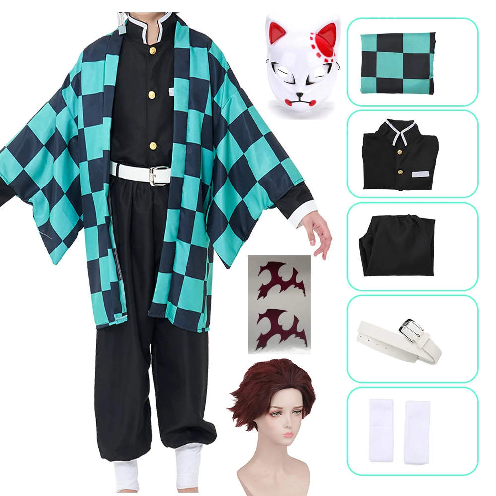 Anime Demon Slayer Kamado Tanj - Anime Cosplay Demon Slayer reseña y precio