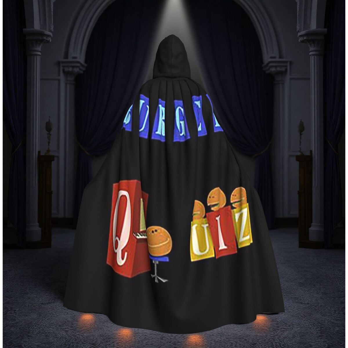 Burger Quiz New Logo Long Hood - Anime Cosplay Quiz reseña y precio