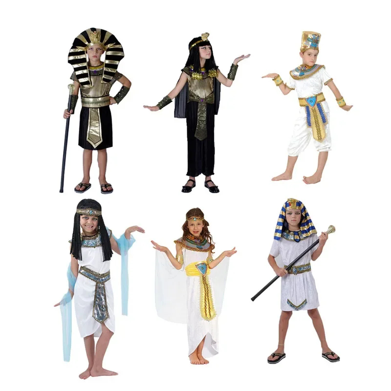 ♛2026♛ Halloween Costumes Boy  - Egypt Cosplay Anime reseña y precio