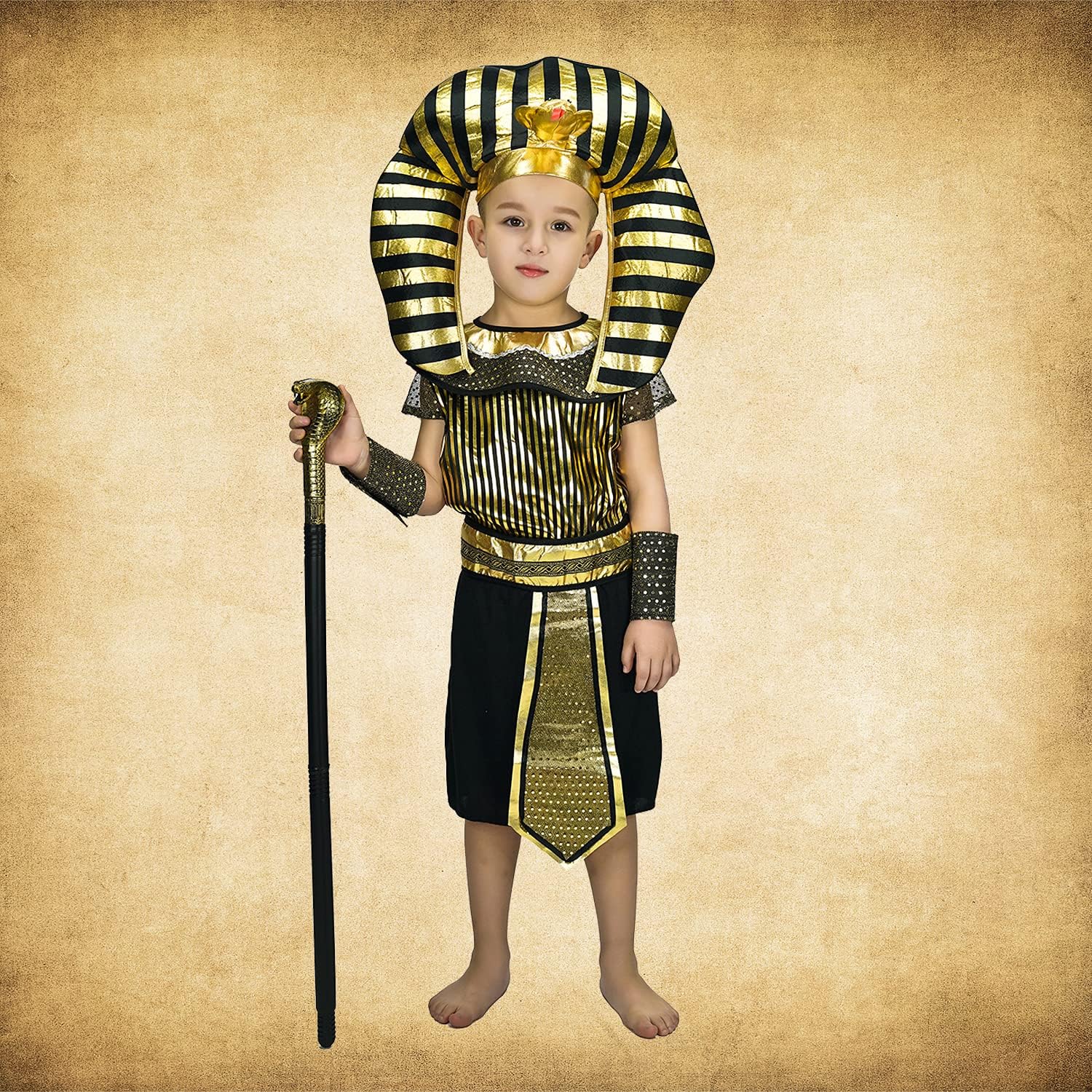 Egyptian Pharaoh Costume Hallo - Egypt Cosplay Anime reseña y precio
