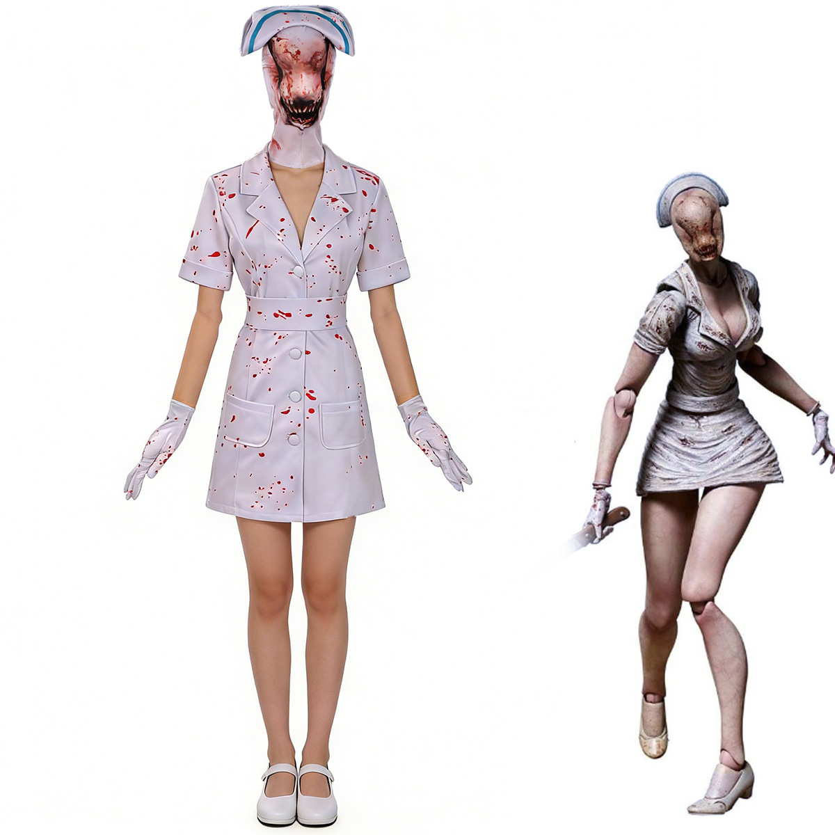 Remake Nurse Silent 2 Cosplay  - Anime Cosplay Nurse reseña y precio