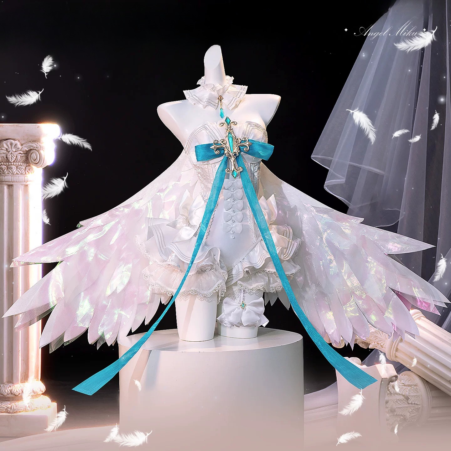 Miku Elegant Wings Sweet Futur - Convention Cosplay Anime reseña y precio
