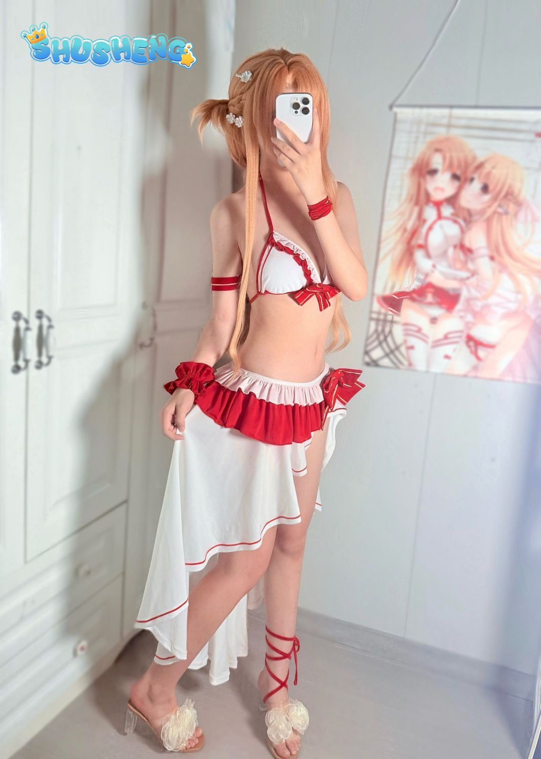 Yuuki Asuna Cosplay Costume An - Anime Cosplay Girls reseña y precio