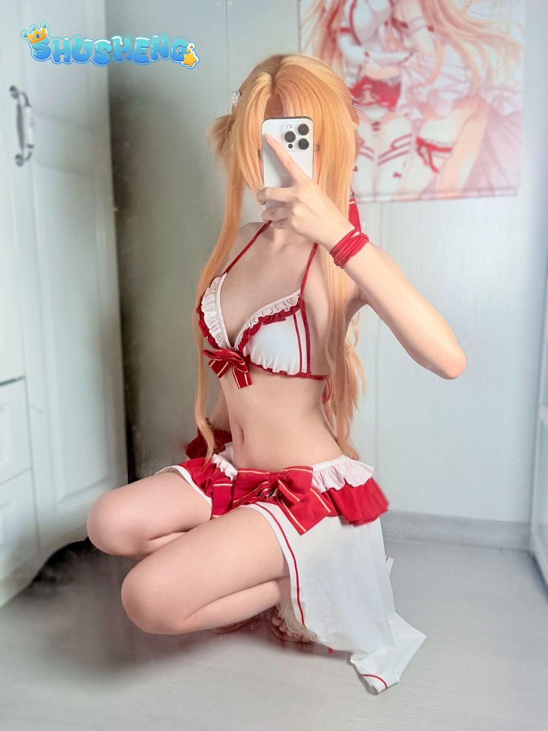 Yuuki Asuna Cosplay Costume An - Anime Cosplay Girls reseña y precio