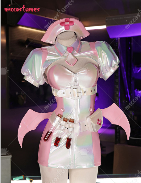 Miccostumes Women's Buroo Cosp - Anime Cosplay Nurse reseña y precio
