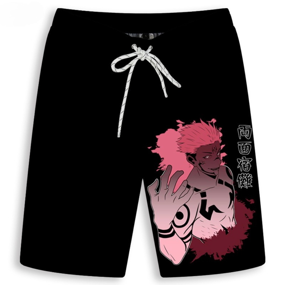 Men's Gojo Satoru Printed Shor - Anime Cosplay Naruto reseña y precio