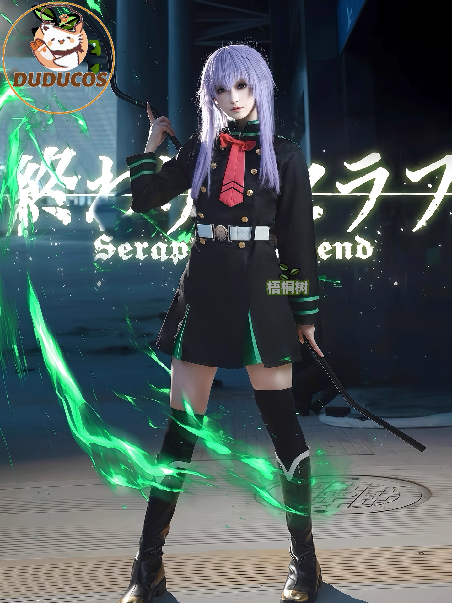 Anime Seraph of The End Shinoa - Anime Cosplay Wigs reseña y precio