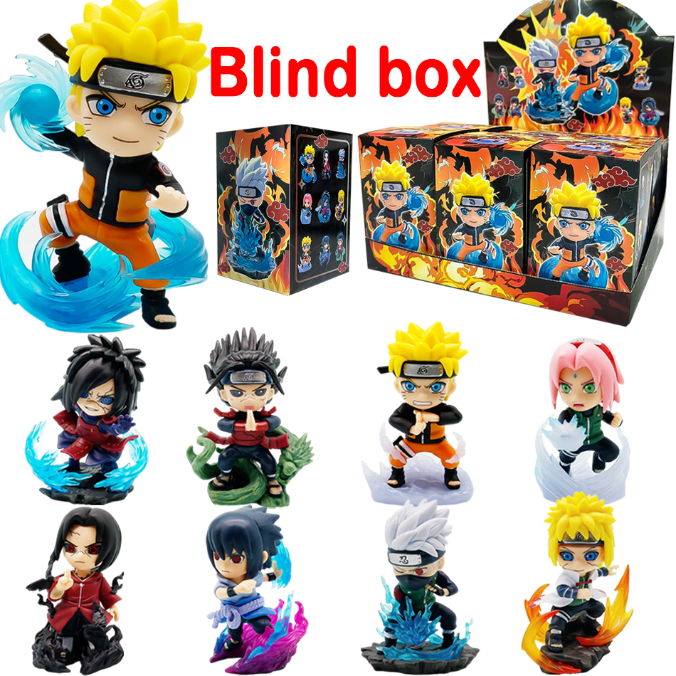 1-9pcs Naruto blind box Figure - Anime Cosplay Naruto reseña y precio
