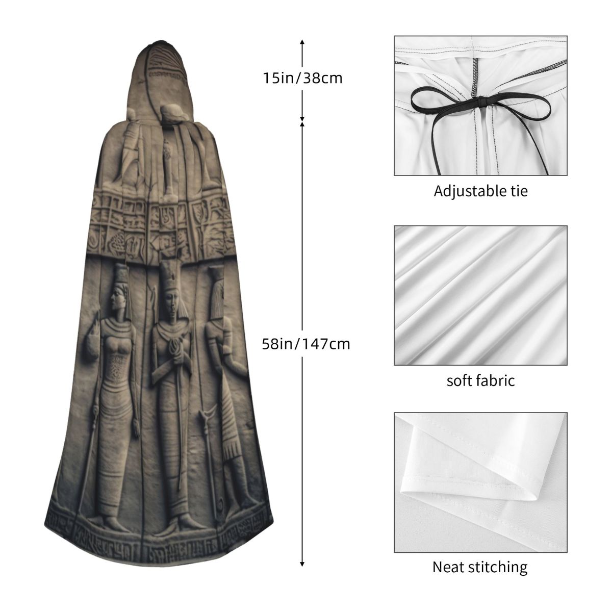 Egyptian Hieroglyphs Ancient E - Egypt Cosplay Anime reseña y precio