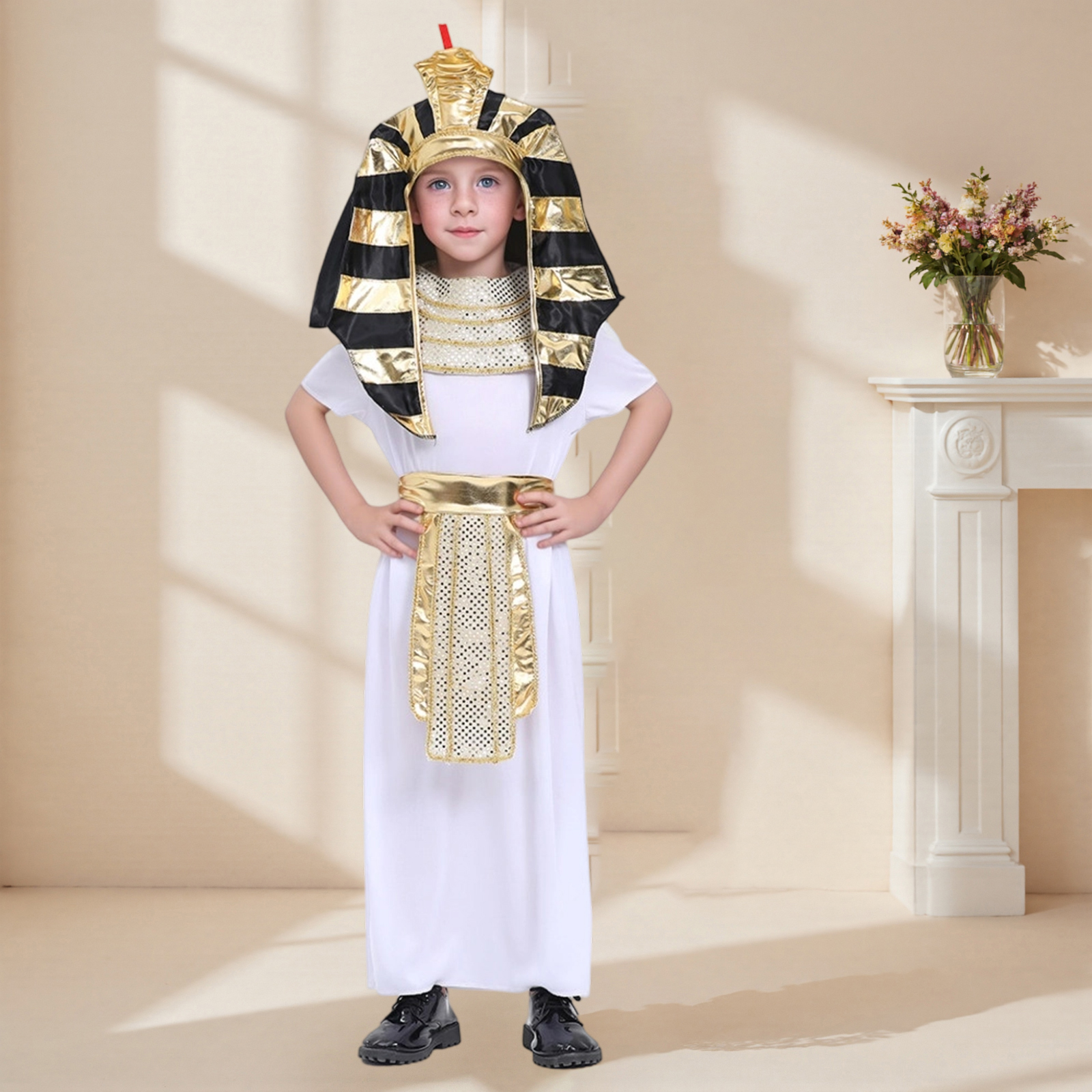 4-10Y Kids Egyptian Costumes S - Egypt Cosplay Anime reseña y precio