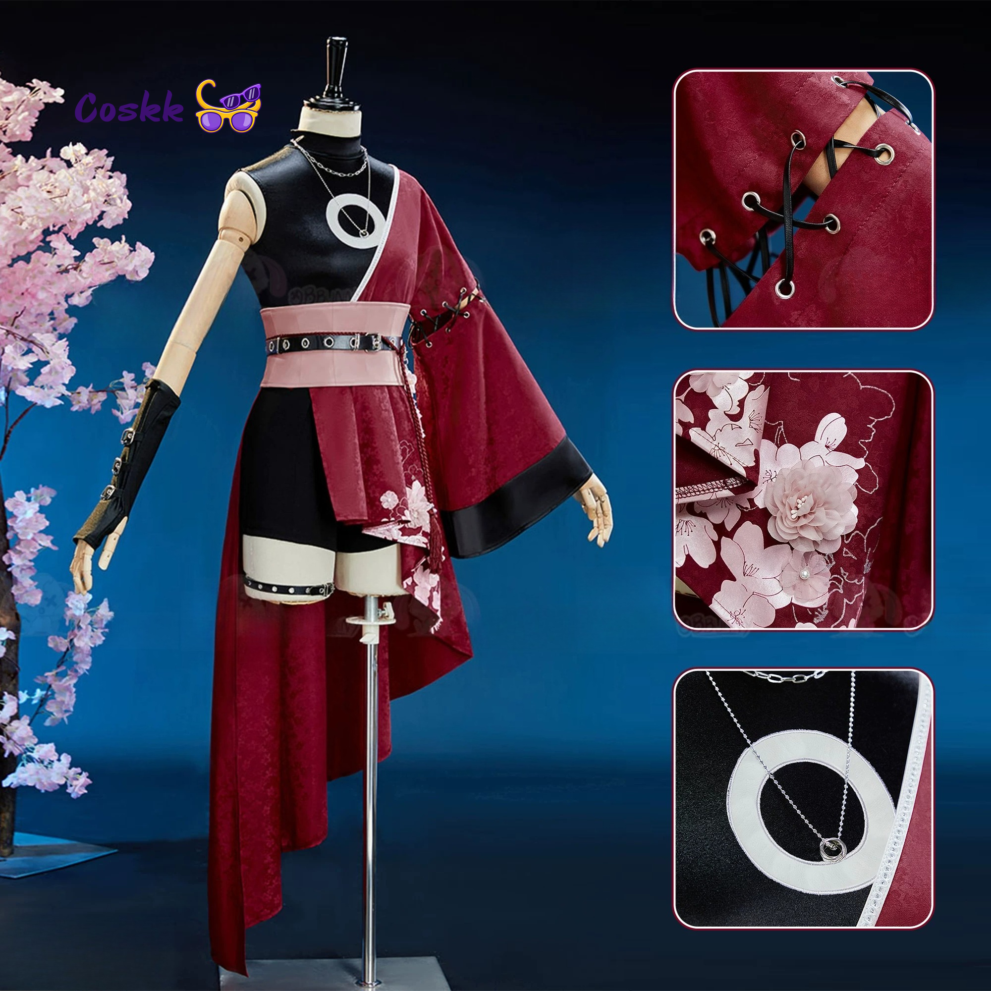 Newly Haruno Cos Sakura Cospla - Anime Cosplay Lolita reseña y precio