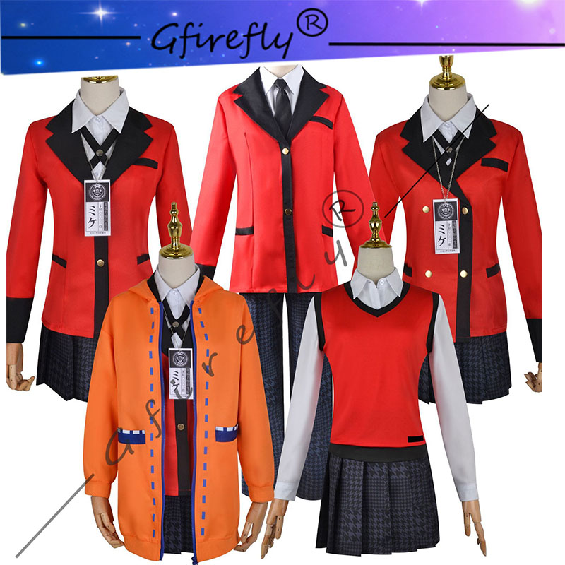 Kakegurui Cosplay Costume Jyab - Anime Cosplay Yumeko reseña y precio