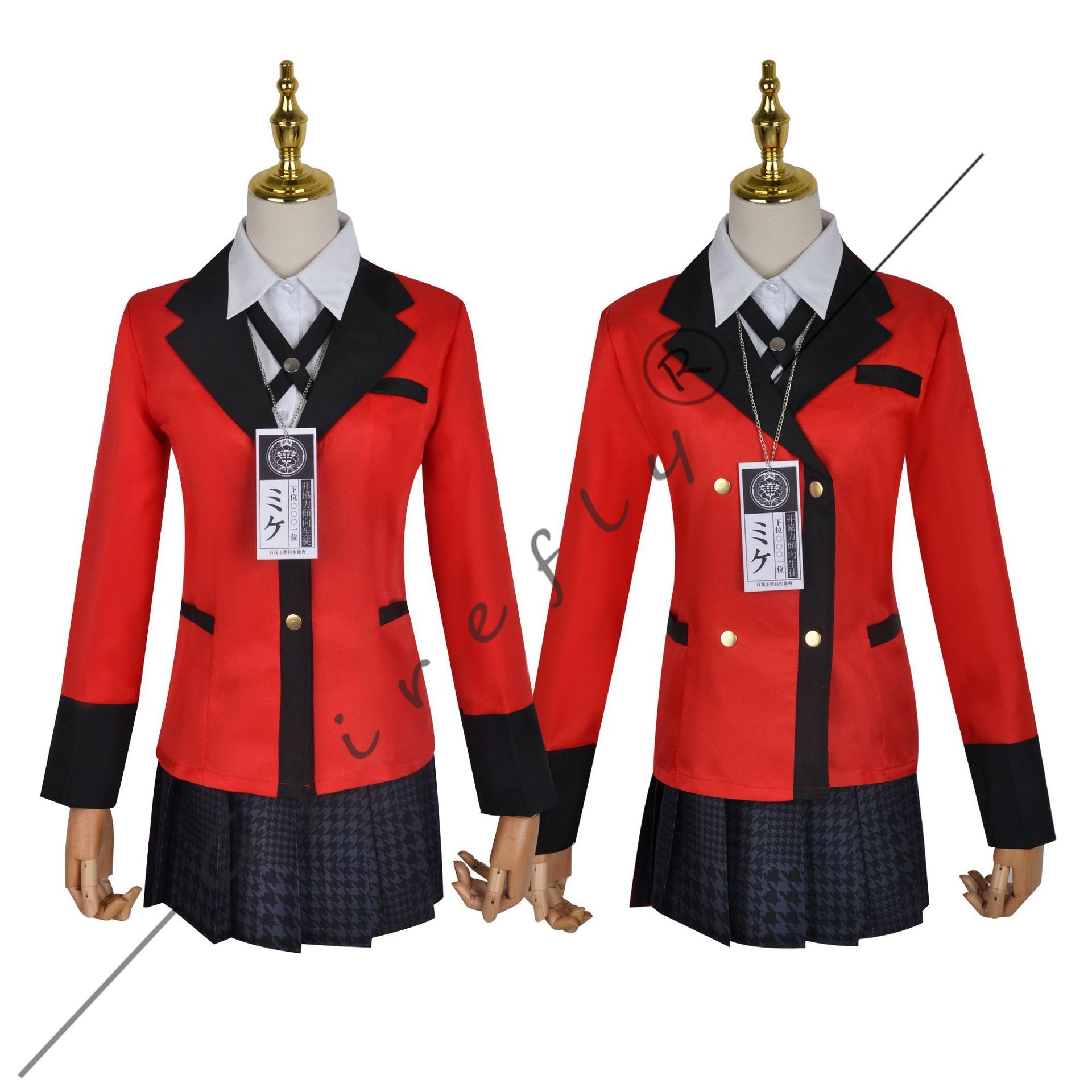 Kakegurui Cosplay Costume Jyab - Anime Cosplay Yumeko reseña y precio