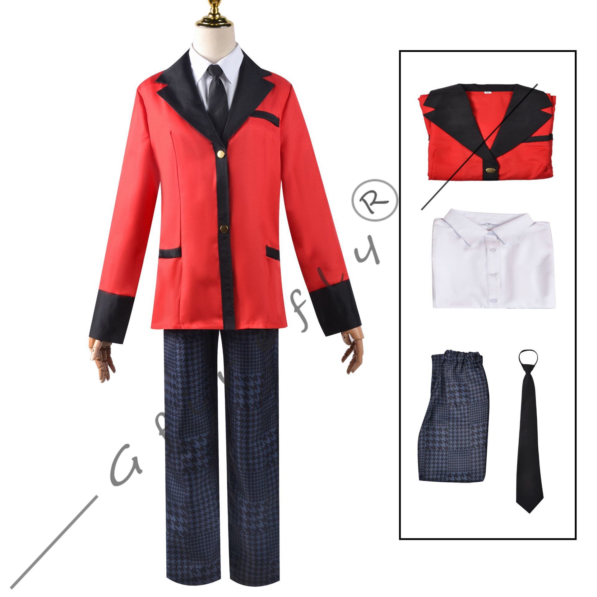 Kakegurui Cosplay Costume Jyab - Anime Cosplay Yumeko reseña y precio