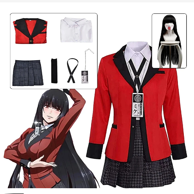Cosplay Costume Girl Pleated S - Anime Cosplay Yumeko reseña y precio