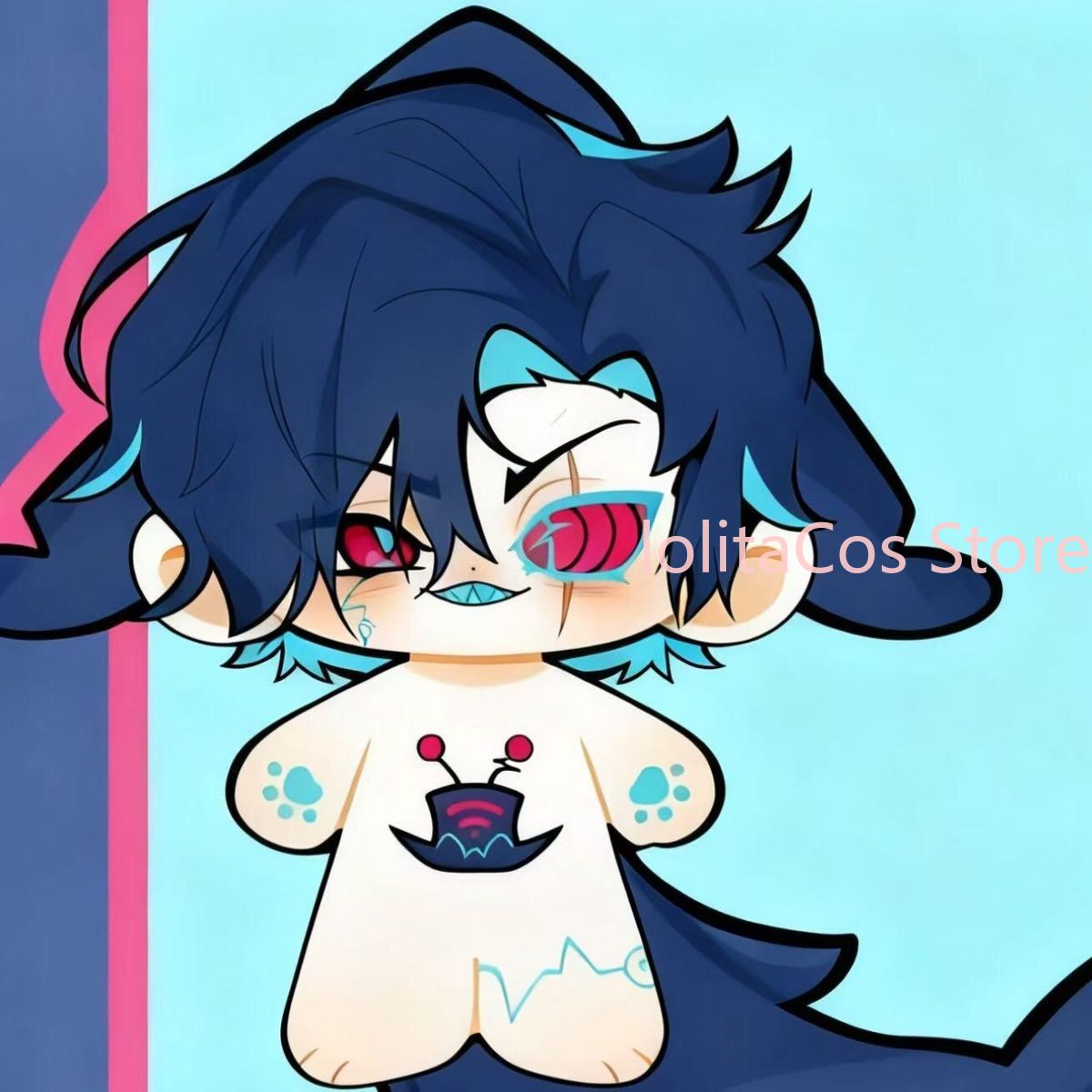 20cm Hazbin Hotel Vox Plush Do - Anime Cosplay Girls reseña y precio