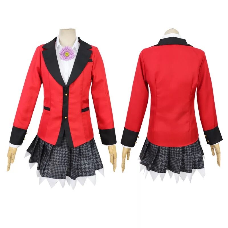 Anime Kakegurui Yumeko Costume - Anime Cosplay Yumeko reseña y precio