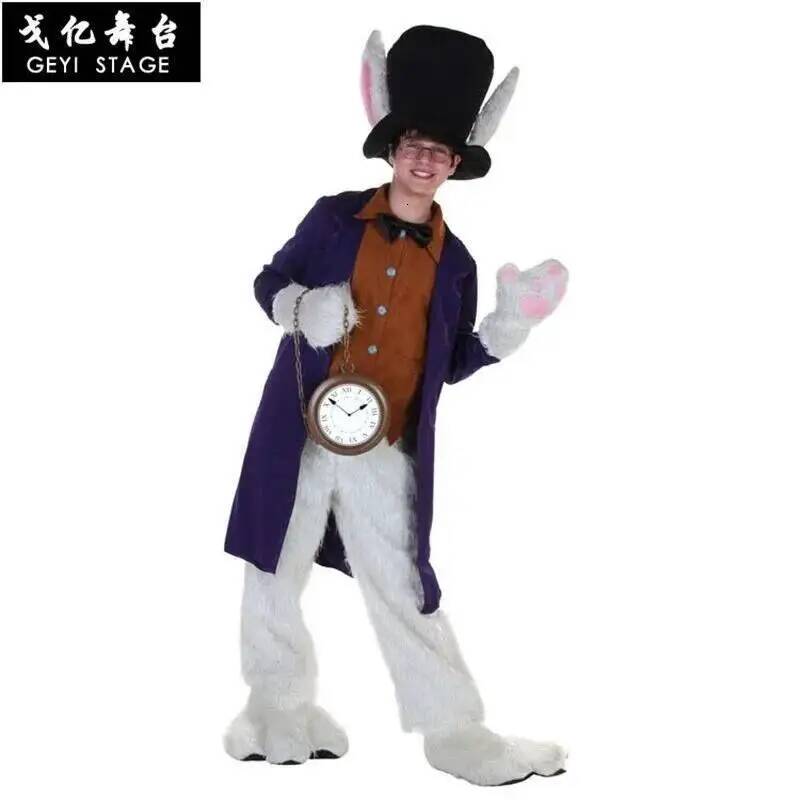 Alice Clothes White Child Rabb - Anime Cosplay Dress For Men reseña y precio