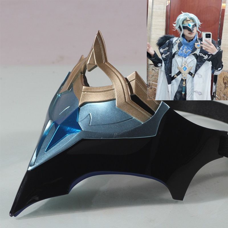 Genshin Impact Cosplay Il Dott - Anime Cosplay Mask reseña y precio