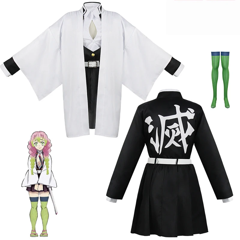 Anime Kanroji Mitsuri Cosplay  - Anime Cosplay Demon Slayer reseña y precio