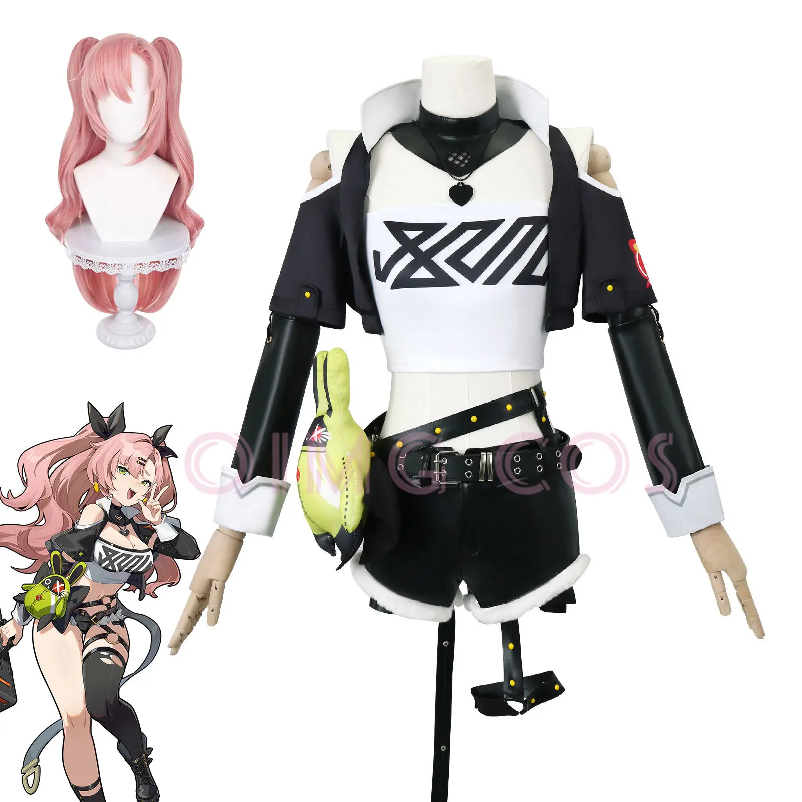 Nicole Demara Zenless Zone Zer - Anime Cosplay Wigs reseña y precio