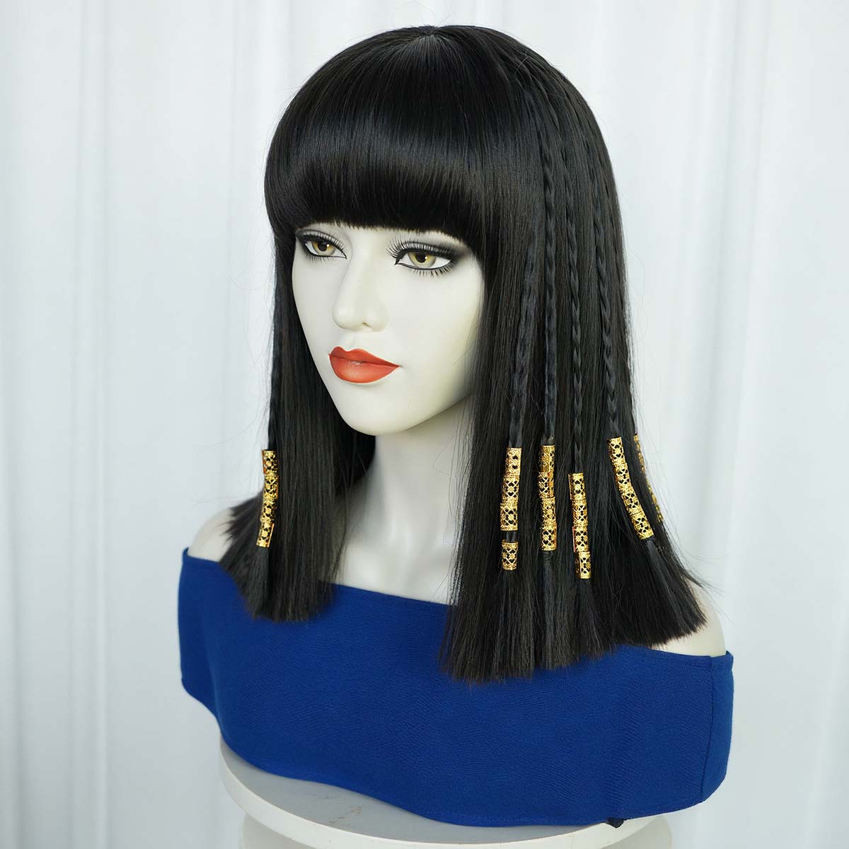 Fashion Wig Women Halloween Co - Egypt Cosplay Anime reseña y precio
