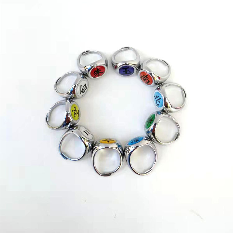 Hot Anime Accessories Ring Aka - Anime Cosplay Naruto reseña y precio
