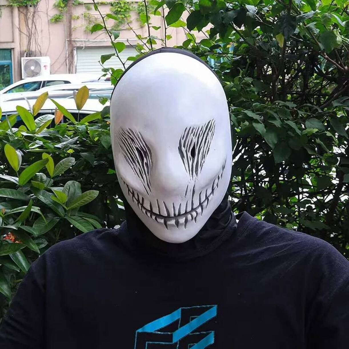 Scary Demon White Ghost Acg La - Anime Cosplay Mask reseña y precio