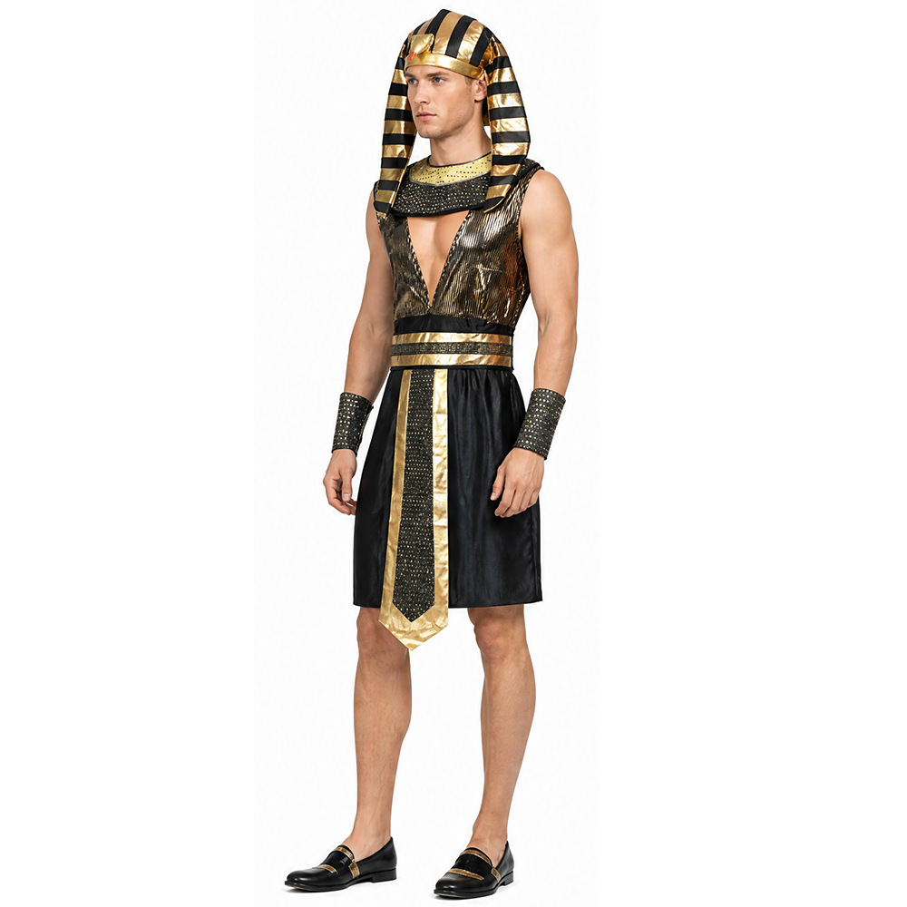 Men Egyptian Pharaoh Costume A - Egypt Cosplay Anime reseña y precio