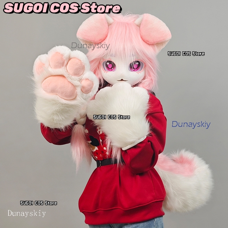 aBcSCS*Fursuit Head Kigurumi C - Anime Cosplay Mask reseña y precio