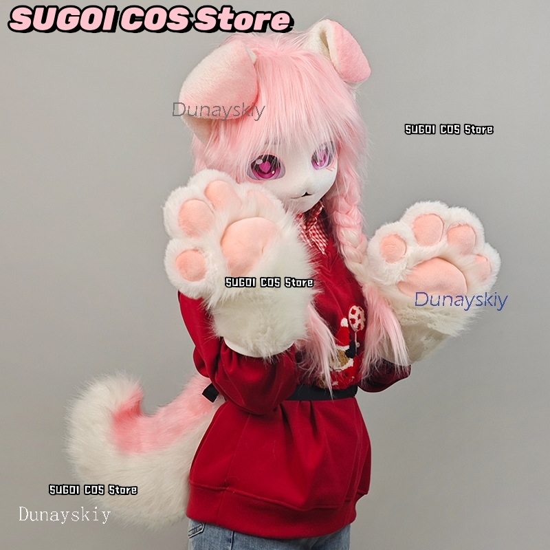 aBcSCS*Fursuit Head Kigurumi C - Anime Cosplay Mask reseña y precio