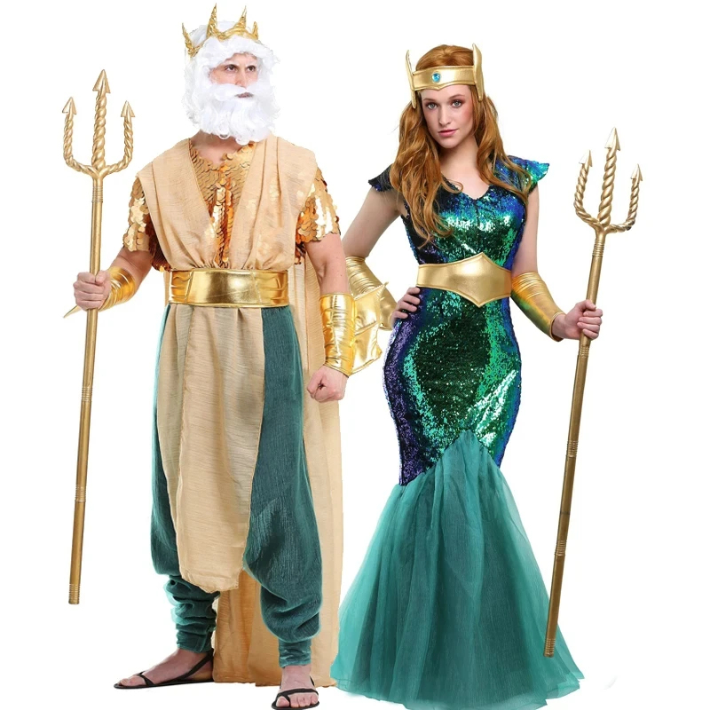 ❤2026✚Women Sea Siren Mermaid  - Egypt Cosplay Anime reseña y precio