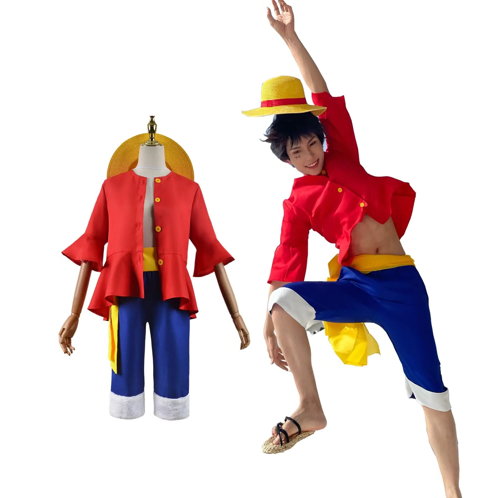 Anime Monkey D Luffy Cosplay C - Anime Cosplay Pics reseña y precio