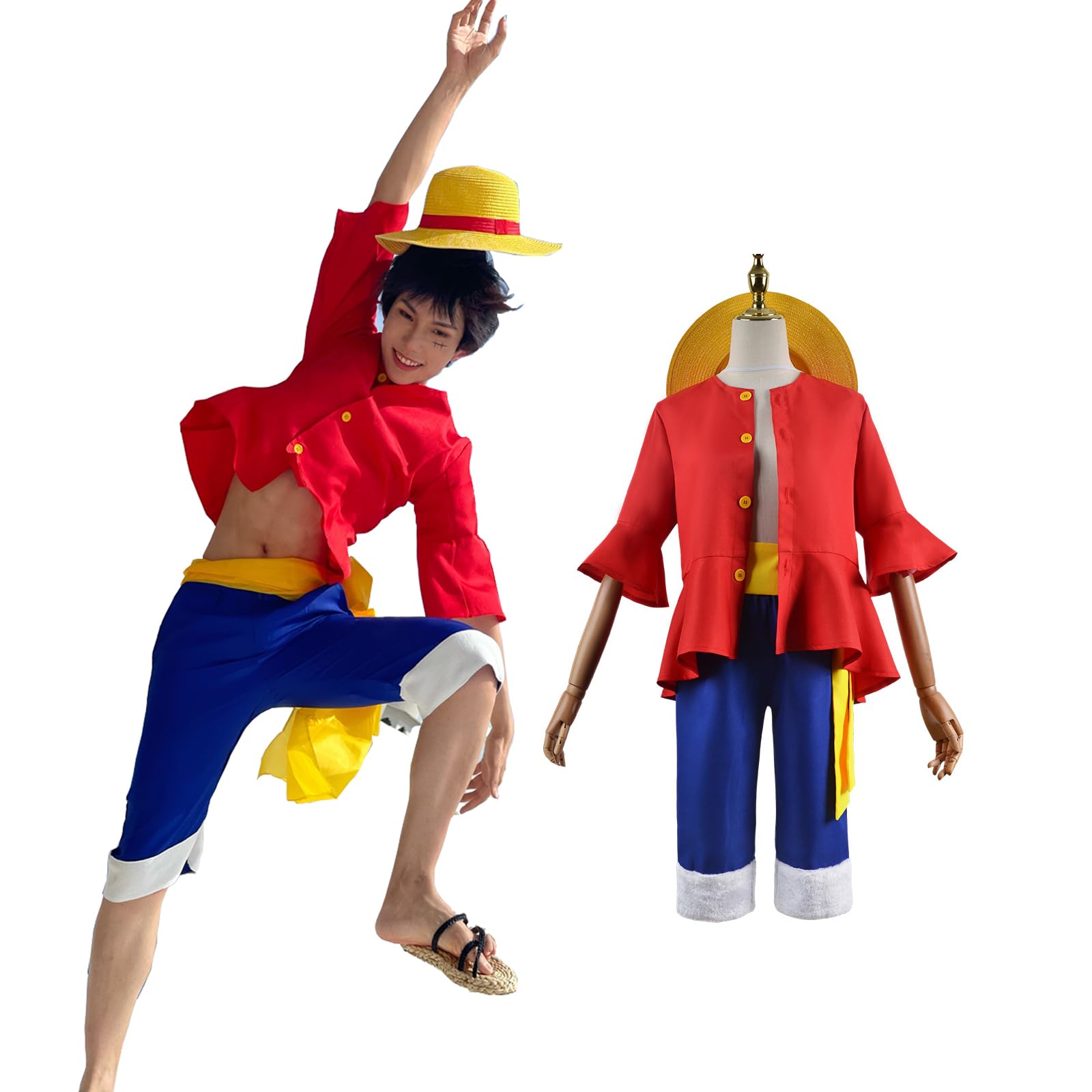 Anime Monkey D Luffy Cosplay C - Anime Cosplay Pics reseña y precio