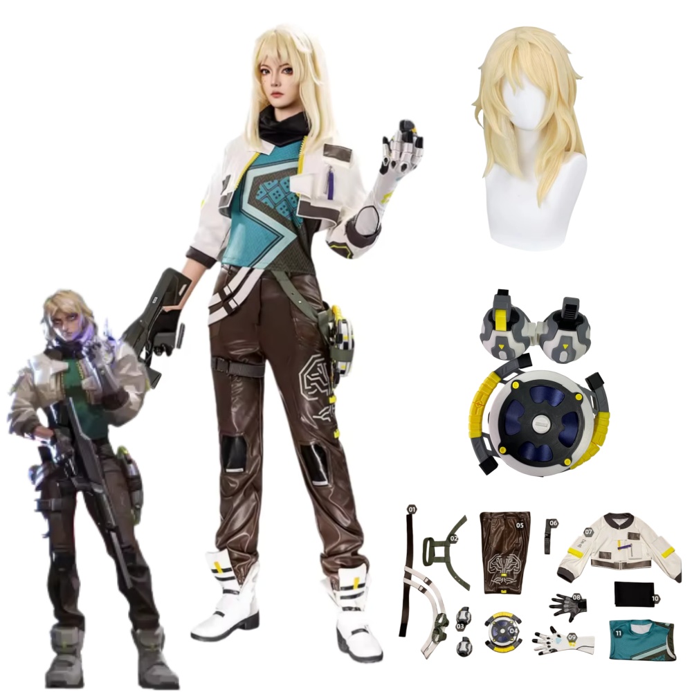 Deadlock Cosplay Costume Props - Anime Cosplay Girl Costume reseña y precio
