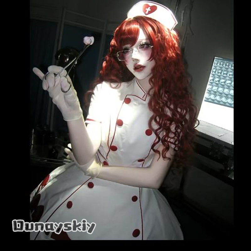 OHaYo%Bloody Nurse Fanart Hall - Anime Cosplay Nurse reseña y precio