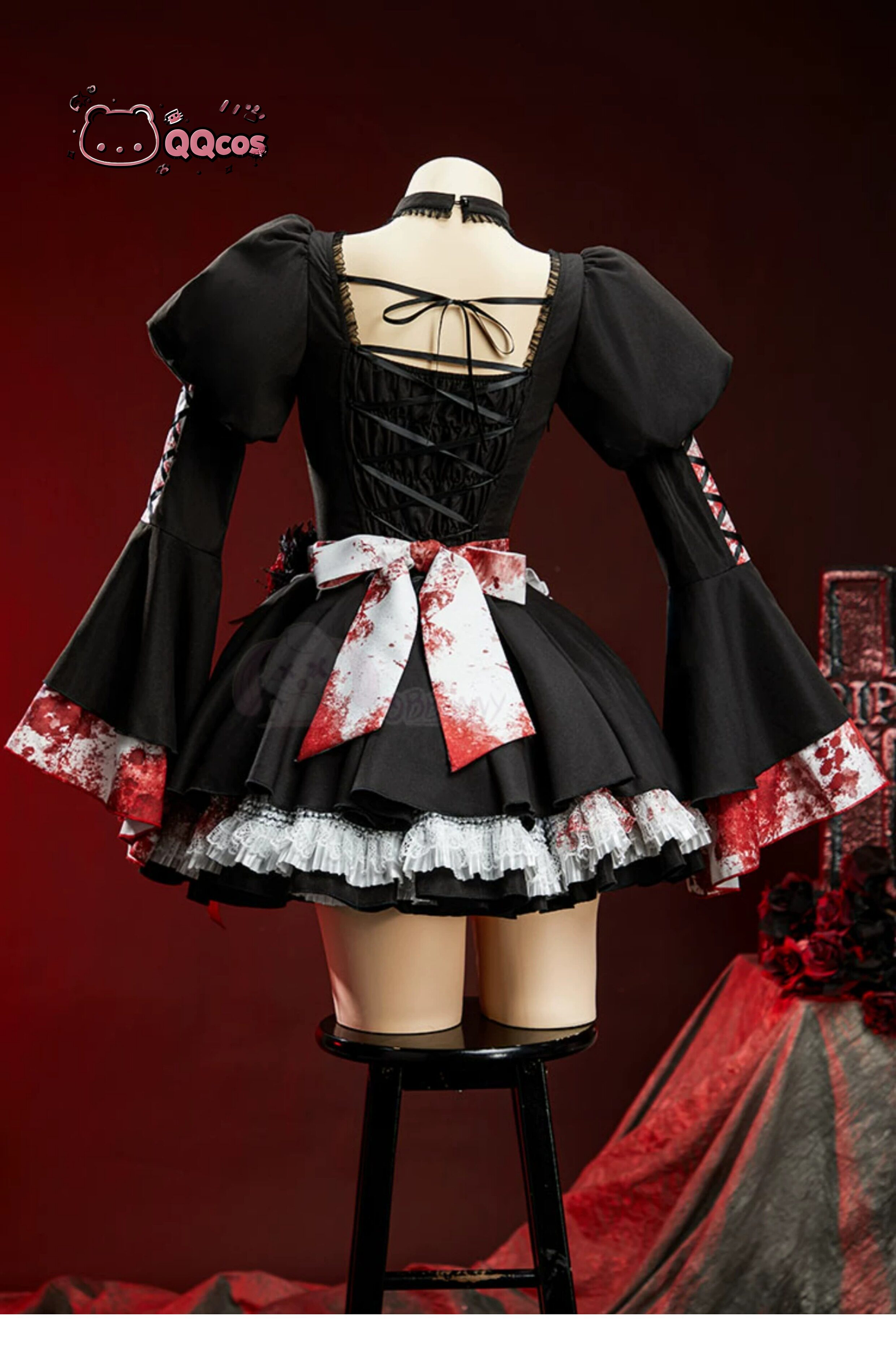QQcos Game Cosplay Series:Goth - Anime Cosplay Lolita reseña y precio