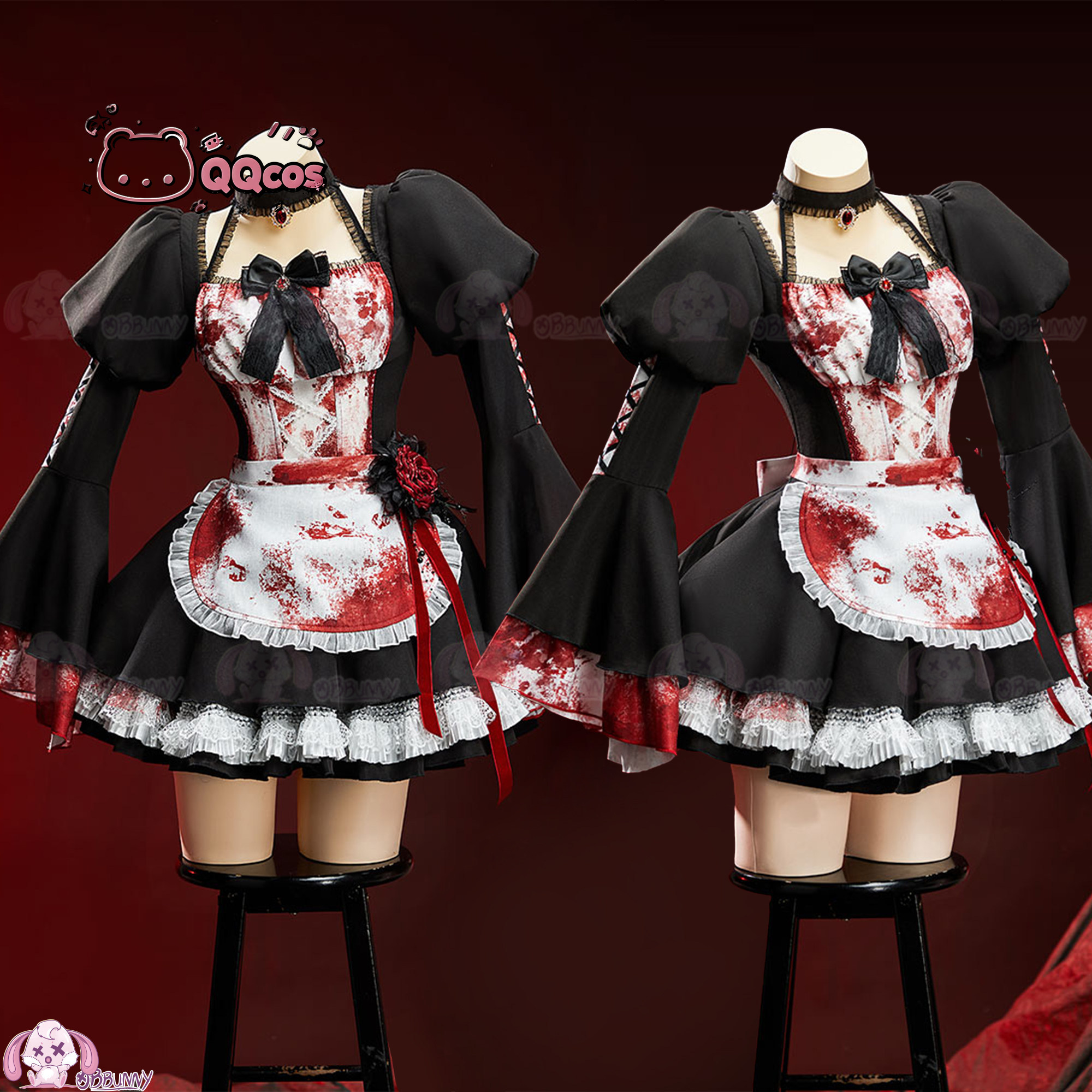 QQcos Game Cosplay Series:Goth - Anime Cosplay Lolita reseña y precio