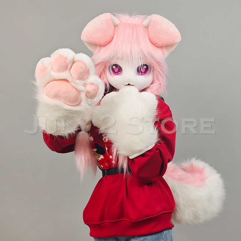 July 2 Store Fursuit Head Kigu - Anime Cosplay Mask reseña y precio