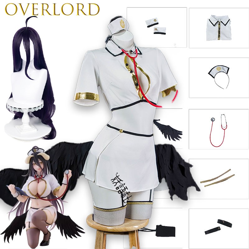 OVERLORD Albedo Nurse Cosplay  - Anime Cosplay Nurse reseña y precio