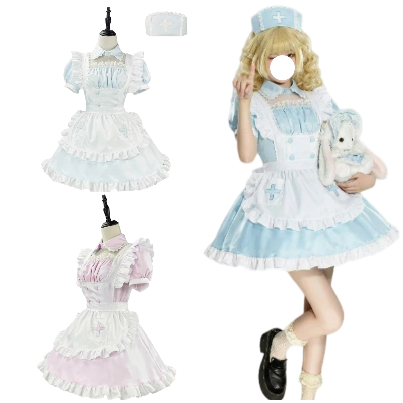 Anime Nurse Uniform Set Cospla - Anime Cosplay Nurse reseña y precio