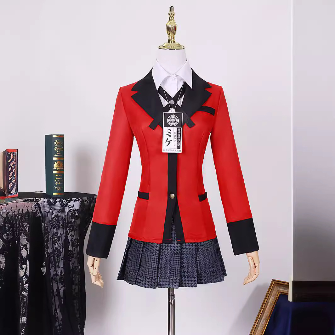 Kakegurui Cosplay Costume Yume - Anime Cosplay Yumeko reseña y precio