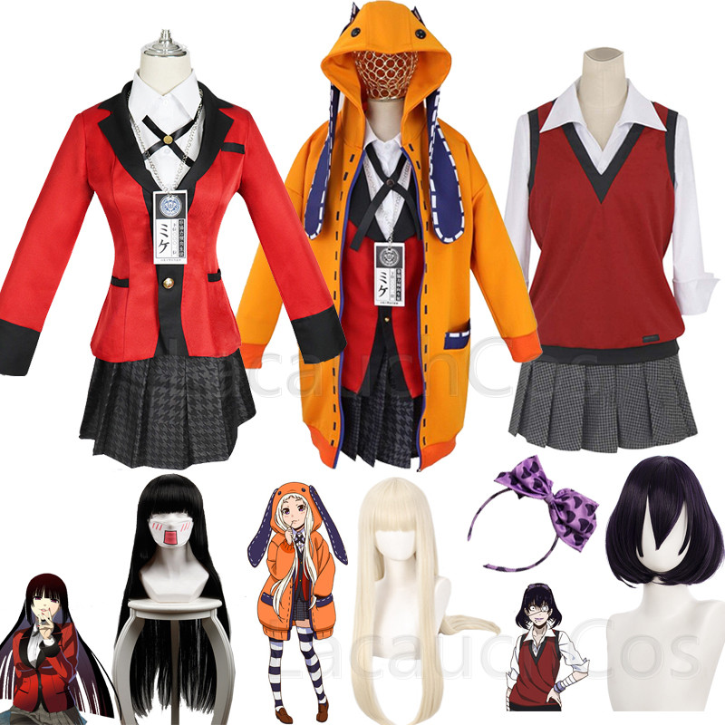 Jabami Yumeko Cosplay Compulsi - Anime Cosplay Yumeko reseña y precio