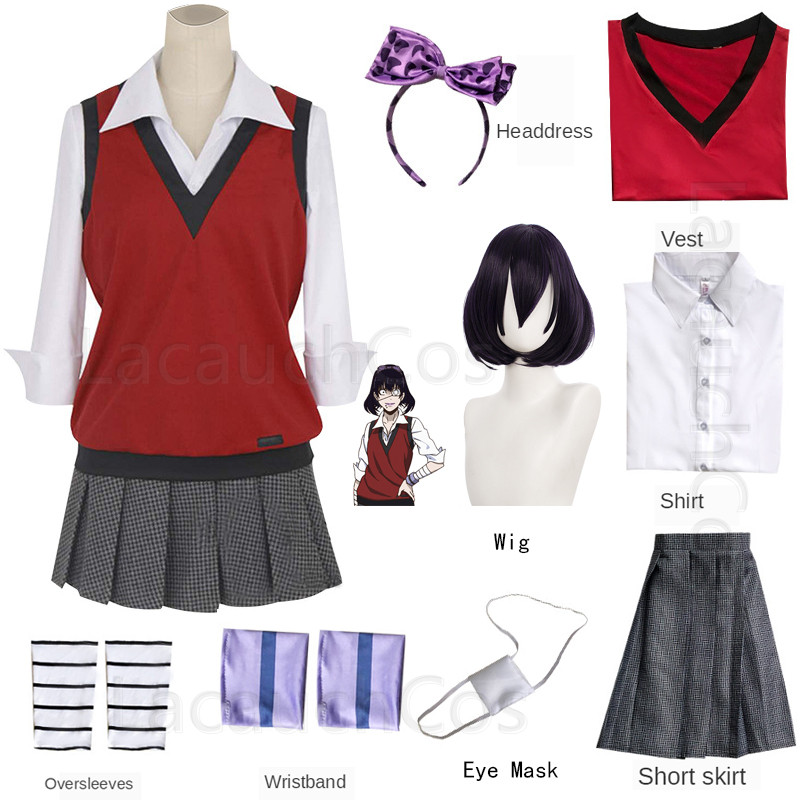 Jabami Yumeko Cosplay Compulsi - Anime Cosplay Yumeko reseña y precio