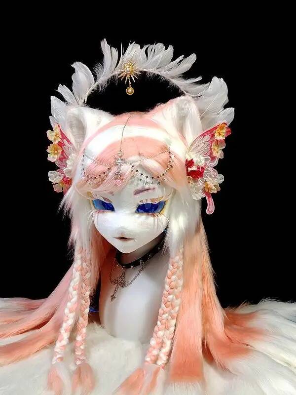 Handmade Kig Fursuit Head, Cut - Anime Cosplay Mask reseña y precio